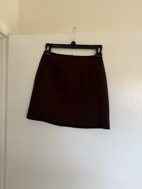 XOXO Dark Brown Mini Skirt